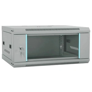 Стенен мрежов шкаф 4U 19 IP20 60x45x28 см Стоманен Сив