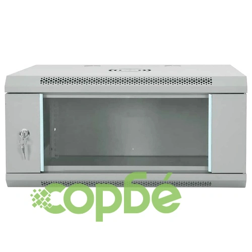 Стенен мрежов шкаф 4U 19 IP20 60x45x28 см Стоманен Сив ➤ топ цена ➤ sorbe.bg
