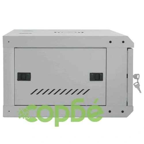 Стенен мрежов шкаф 4U 19 IP20 60x45x28 см Стоманен Сив ➤ топ цена ➤ sorbe.bg