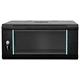 Стенен мрежов шкаф 4U 19 IP20 60x35x28 см Черен Стоманен