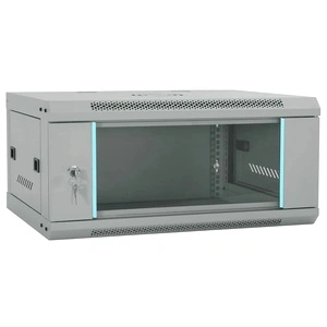 Стенен мрежов шкаф 4U 19 IP20 Сив 60x35x28 см Стомана