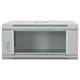 Стенен мрежов шкаф 4U 19 IP20 Сив 60x35x28 см Стомана