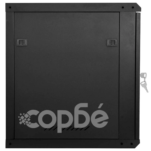 Стоманен мрежов шкаф 9U за стенен монтаж 19 IP20 черен 60x60x50 см ➤ топ цена ➤ sorbe.bg