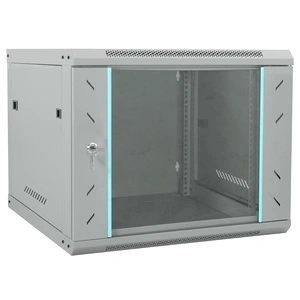 Стенен мрежов шкаф 9U 19 IP20 60 x 60 x 50 см Стоманен Сив