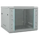 Стенен мрежов шкаф 9U 19 IP20 60 x 60 x 50 см Стоманен Сив