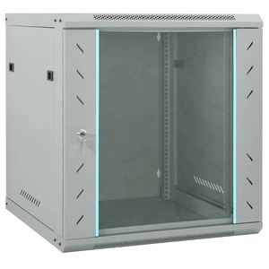 Стоманен мрежов шкаф 12U 19 IP20, 60 x 60 x 65 см, Сив