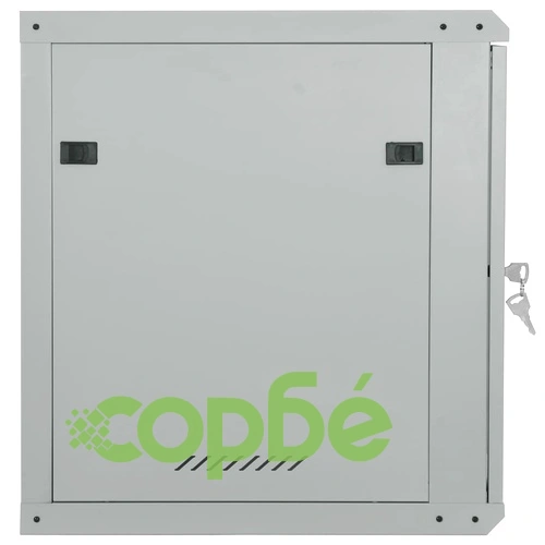 Стоманен 19 мрежов шкаф 12U за стенен монтаж 60 x 45 x 65 см Сив IP20 ➤ топ цена ➤ sorbe.bg