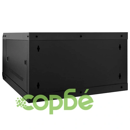 Стенен мрежов шкаф 6U 19 IP20 53 x 60 x 30 см Черен Стоманен ➤ топ цена ➤ sorbe.bg