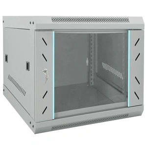 Мрежов шкаф 9U за стенен монтаж 19 IP20 Сив 53 x 60 x 45 см Стомана