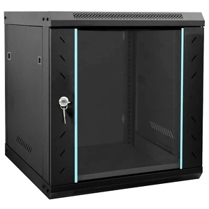 Стенен мрежов шкаф 12U 19 IP20 53 x 60 x 60 см Черен Стоманен
