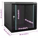 Стенен мрежов шкаф 12U 19 IP20 53 x 60 x 60 см Черен Стоманен