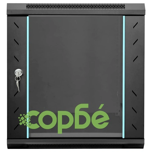 Стенен мрежов шкаф 12U 19 IP20 53 x 60 x 60 см Черен Стоманен ➤ топ цена ➤ sorbe.bg