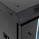 Мрежов кабинет 15U с колелца - Черен 60 x 60 x 80 см Стоманен