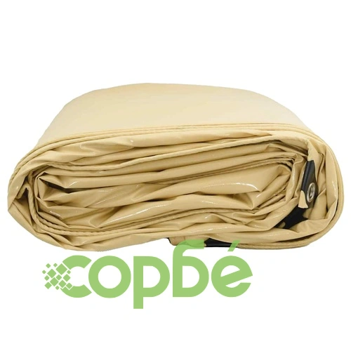 Брезентово покривало 650 г/м² с PVC покритие, Бежово, 4 x 6 м ➤ топ цена ➤ sorbe.bg