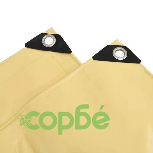 Брезентово покривало 650 г/м² с PVC покритие, Бежово, 4 x 6 м ➤ топ цена ➤ sorbe.bg