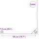 Брезент 650 г/м² Маслиненозелено 5 x 6 м с PVC покритие