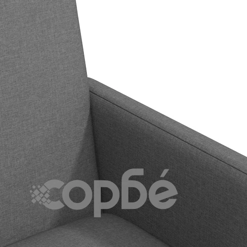 Обедни столове с колелца 2 бр. тъмносиви 57x66x94 см текстил ➤ топ цена ➤ sorbe.bg