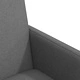 Обедни столове с колелца 2 бр. тъмносиви 57x66x94 см текстил