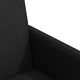 Обедни столове с колелца 2 бр. черни 57 x 66 x 94 см текстил