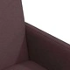 Комплект 2 броя столове за хранене тъмнокафяви 57x66x94 см текстил с колелца