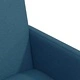 Обедни столове с колелца 2 броя сини 57 x 66 x 94 см текстил