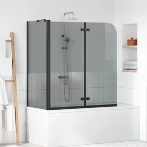 Душова кабина черна 120 x 68 x 130 см ESG стъкло и алуминий