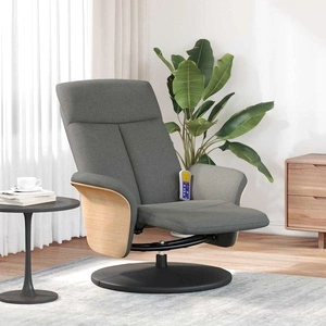 Масажен стол Recliner, Тъмносив, Текстил, 79 x 87 x 104,5 см