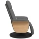 Масажен стол Recliner, Тъмносив, Текстил, 79 x 87 x 104,5 см