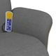 Масажен стол Recliner, Тъмносив, Текстил, 79 x 87 x 104,5 см