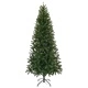 Изкуствено коледно дърво зелено 240 см от ПВЦ, ПЕ и стомана