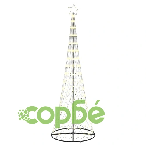 LED Коледна Елха с Топло Бяло Осветление 302.5 см Метал 350 LED ➤ топ цена ➤ sorbe.bg