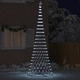 LED Коледна Елха Хладно Бяло 399 см Метал 450 LED Светлини