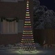 LED Коледна Елха Многоцветна 399 см с 450 LED Светлини и 8 Режима