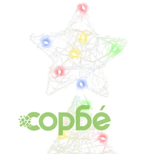 Коледно дърво с 100 LED светлини многоцветно 120 см акрил ➤ топ цена ➤ sorbe.bg