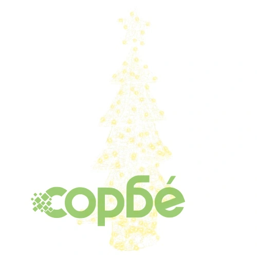 3D Коледно дърво с 160 LED светлини, топло бяло, 150 cm, акрил ➤ топ цена ➤ sorbe.bg