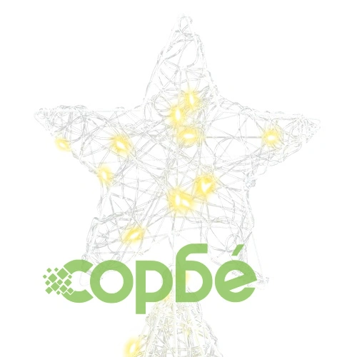 Коледно дърво от акрил с 240 LED светлини топло бяло 180 см ➤ топ цена ➤ sorbe.bg
