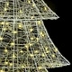 Коледно дърво от акрил с 240 LED светлини топло бяло 180 см