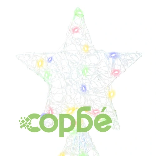 Коледна декорация с LED осветление многоцветна 180 см ➤ топ цена ➤ sorbe.bg