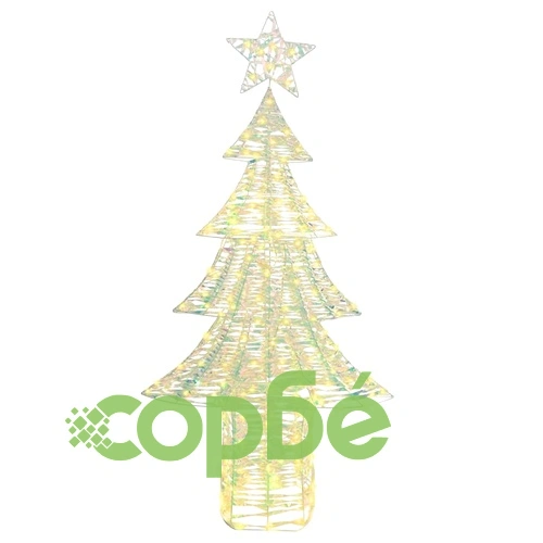 Коледно дърво PET с 240 LED светодиода топло бяло 180 см ➤ топ цена ➤ sorbe.bg