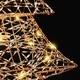3D Коледно дърво с LED осветление 120 светодиода PET 120 см Топло бяло