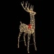3D LED елен PET 180 cm топло бяло USB захранване