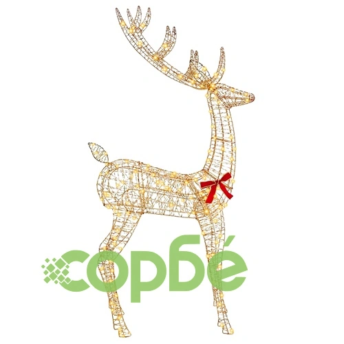 3D LED елен PET 180 cm топло бяло USB захранване ➤ топ цена ➤ sorbe.bg