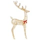 3D LED елен PET 180 cm топло бяло USB захранване