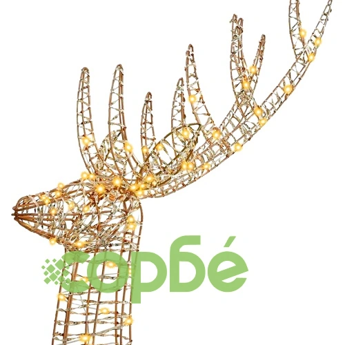 3D LED елен PET 180 cm топло бяло USB захранване ➤ топ цена ➤ sorbe.bg