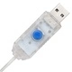Коледна декорация Дядо Коледа с шейна LED осветление PET 54x19x120 см