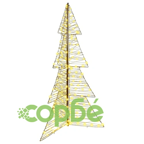 Коледно дърво от ратан с 240 LED светлини топло бяло 180 см ➤ топ цена ➤ sorbe.bg