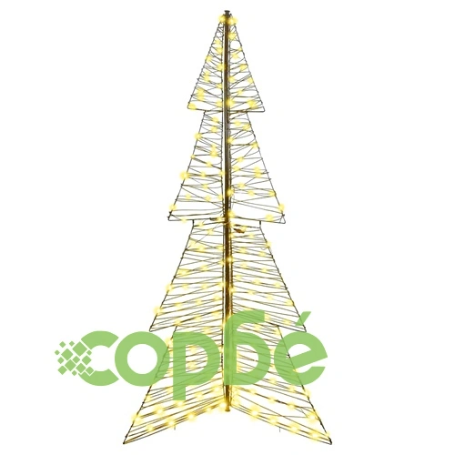 Коледно дърво от ратан с 240 LED светлини топло бяло 180 см ➤ топ цена ➤ sorbe.bg