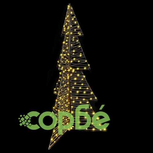 Коледно дърво от ратан с 240 LED светлини топло бяло 180 см ➤ топ цена ➤ sorbe.bg