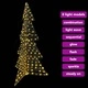 Коледно дърво от ратан с 240 LED светлини топло бяло 180 см