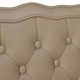 Пейка Честърфилд от изкуствена кожа, Капучино, 119,5 x 64,5 x 75 см